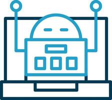 Robot Vector Icon Design