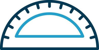 Protractor Vector Icon Design