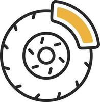 Brake disc Vector Icon Design