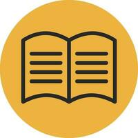 Manual book Vector Icon Design