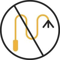 No whip Vector Icon Design