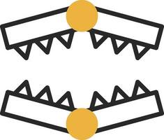 Bear trap Vector Icon Design