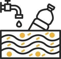 Water pollution Vector Icon Design