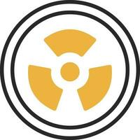 Radiation sign Vector Icon Design