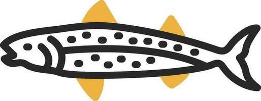 Mackerel Vector Icon Design