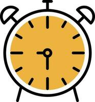 diseño de icono de vector de reloj de alarma