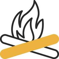 Bonfire Vector Icon Design