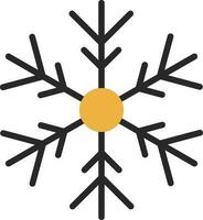 Snowflake Vector Icon Design