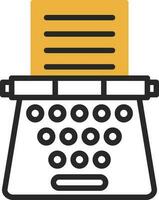 Typewriter Vector Icon Design