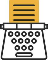 Typewriter Vector Icon Design