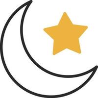 Moon Vector Icon Design