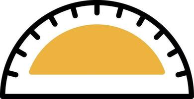 Protractor Vector Icon Design