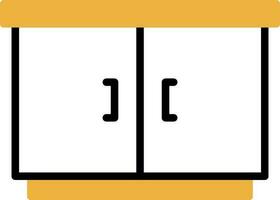 Cabinet Vector Icon Design