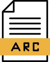 Arc Vector Icon Design