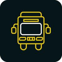 diseño de icono de vector de autobús