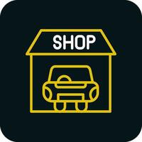 Car shop Vector Icon Design