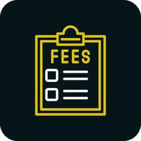 Fees Vector Icon Design