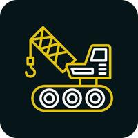 Crane Vector Icon Design