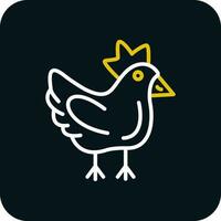 Chicken Vector Icon Design