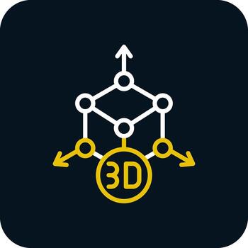 3d modeling Vector Icon Design