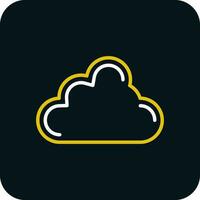 diseño de icono de vector de nube