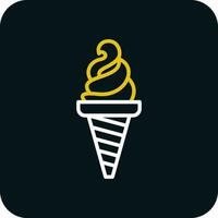 diseño de icono de vector de helado