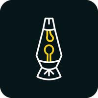 Lava lamp Vector Icon Design