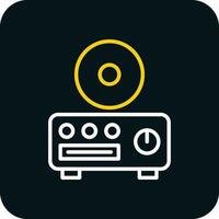 CD player Vector Icon Design