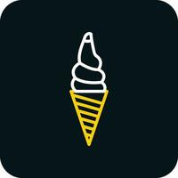 diseño de icono de vector de helado