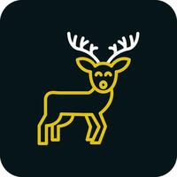 Reindeer Vector Icon Design