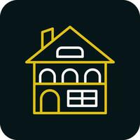 Chalet Vector Icon Design