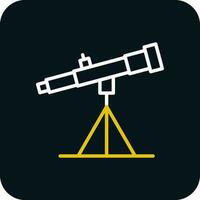 Telescope Vector Icon Design