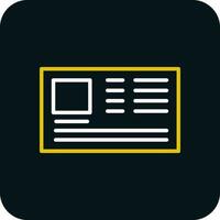 Id card Vector Icon Design
