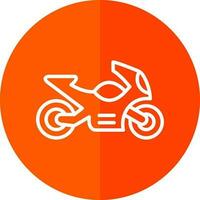 Motorcycle Vector Icon Design