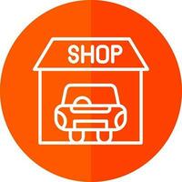 Car shop Vector Icon Design