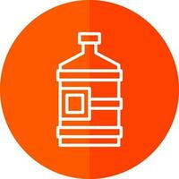 Water bottle Vector Icon Design