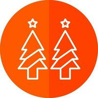 Christmas tree Vector Icon Design