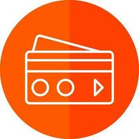 Debit card Vector Icon Design