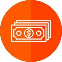 diseño de icono de vector de dólar