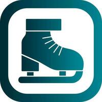 Ice skate Vector Icon Design