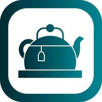 Teapot Vector Icon Design