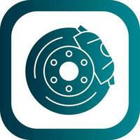 Brake disc Vector Icon Design