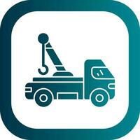 Tow truck Vector Icon Design