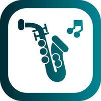 Saxophone Vector Icon Design