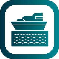 Boat Vector Icon Design