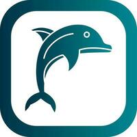 Dolphin Vector Icon Design