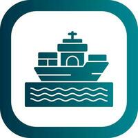 Ship Vector Icon Design