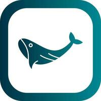 Whale Vector Icon Design