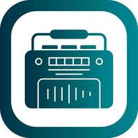 diseño de icono de vector de radio