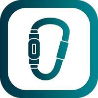 Carabiner Vector Icon Design